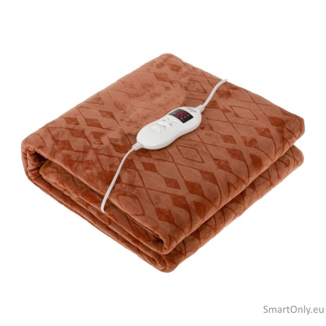 Camry | Electirc Heating Blanket with Timer | CR 7435 | Number of heating levels 8 | Number of persons 1 | Washable | Remote control | Super Soft Fleece/Polyester | 60 W 1 Camry | Electirc Heating Blanket with Timer | CR 7435 | Number of heating levels 8 | Number of persons 1 | Washable | Remote control | Super Soft Fleece/Polyester | 60 W 1