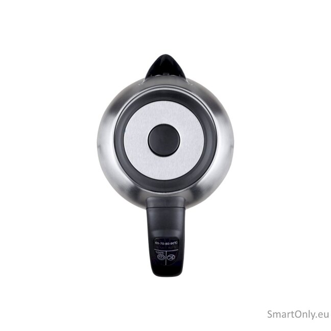 Camry Kettle CR 1253 With electronic control 2200 W 1.7 L Stainless steel 360° rotational base Stainless steel 7 Camry Kettle CR 1253 With electronic control 2200 W 1.7 L Stainless steel 360° rotational base Stainless steel 7