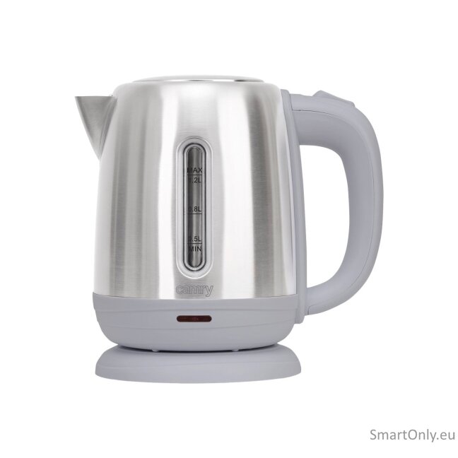 Camry Kettle CR 1278 Standard 1630 W 1.2 L Stainless steel 360° rotational base Stainless steel 1