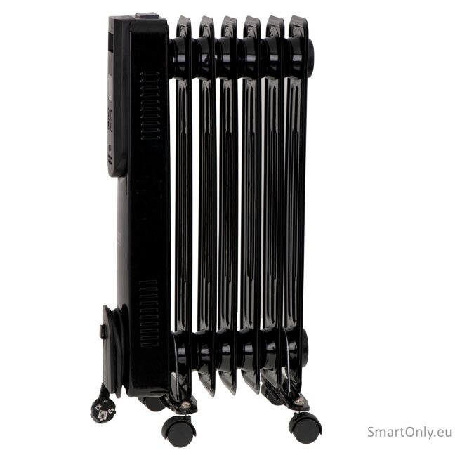 Camry | Oil-Filled Radiator with Remote Control | CR 7812 | Oil Filled Radiator | 1500 W | Number of power levels 3 | Black 2 Camry | Oil-Filled Radiator with Remote Control | CR 7812 | Oil Filled Radiator | 1500 W | Number of power levels 3 | Black 2