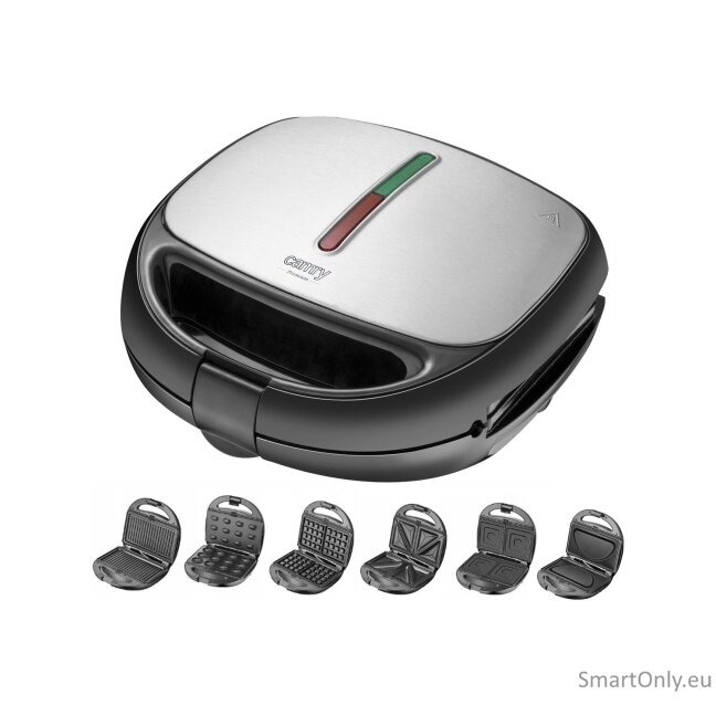 Camry Sandwich maker 6 in 1 CR 3057 1200 W Number of plates 6 Black/Silver 7