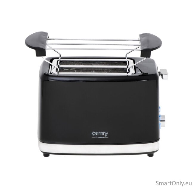 Camry Toaster CR 3218 Power 750 W Number of slots 2 Housing material Plastic Black 6 Camry Toaster CR 3218 Power 750 W Number of slots 2 Housing material Plastic Black 6
