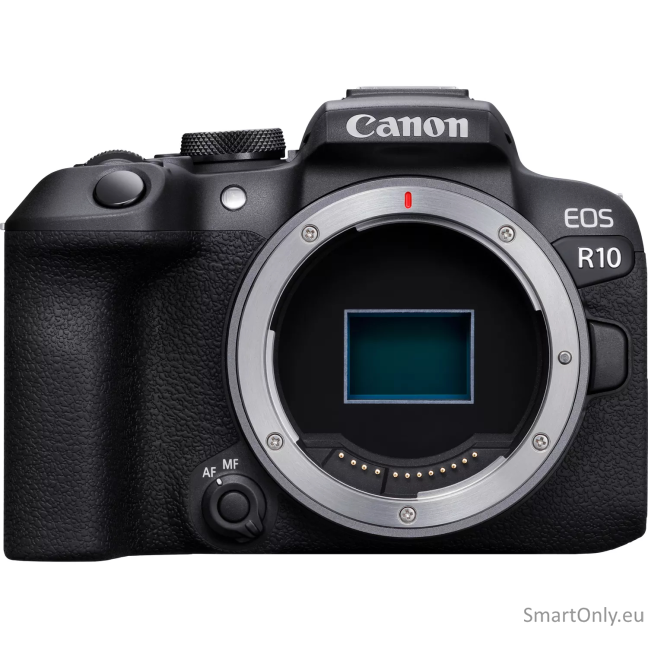 Canon | D.CAM EOS R10 RF-S 18-45 IS STM EU26 | Megapixel 24.2 MP | Image stabilizer | ISO sensitivity (max) 32000 | Wi-Fi | Video recording | Manual | CMOS | Black 1 Canon | D.CAM EOS R10 RF-S 18-45 IS STM EU26 | Megapixel 24.2 MP | Image stabilizer | ISO sensitivity (max) 32000 | Wi-Fi | Video recording | Manual | CMOS | Black 1