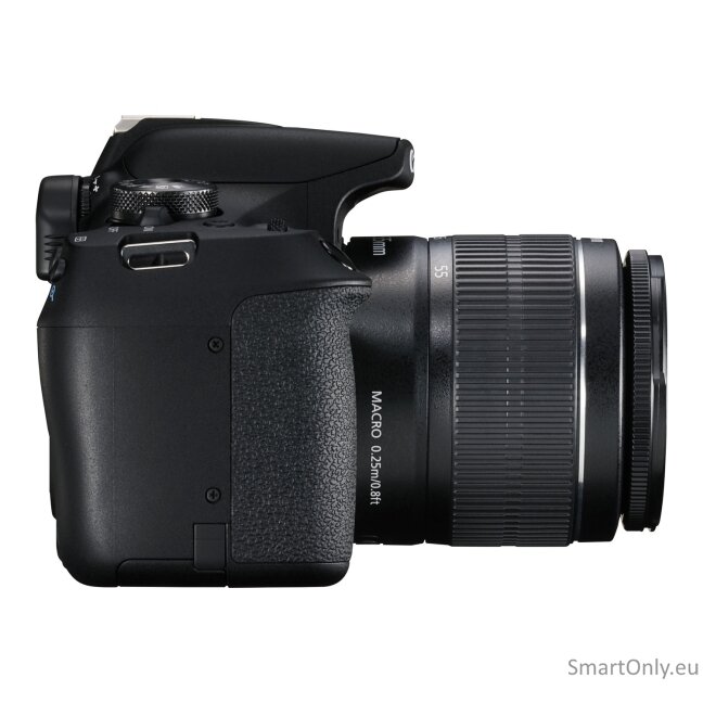 Canon | EOS | 2000D 18-55 IS II EU26 | SLR Camera Kit | Megapixel 24.1 MP | Image stabilizer | ISO sensitivity (max) 12800 | Display diagonal 3.0 " | Wi-Fi | Video recording | APS-C | Black 11 Canon | EOS | 2000D 18-55 IS II EU26 | SLR Camera Kit | Megapixel 24.1 MP | Image stabilizer | ISO sensitivity (max) 12800 | Display diagonal 3.0 " | Wi-Fi | Video recording | APS-C | Black 11