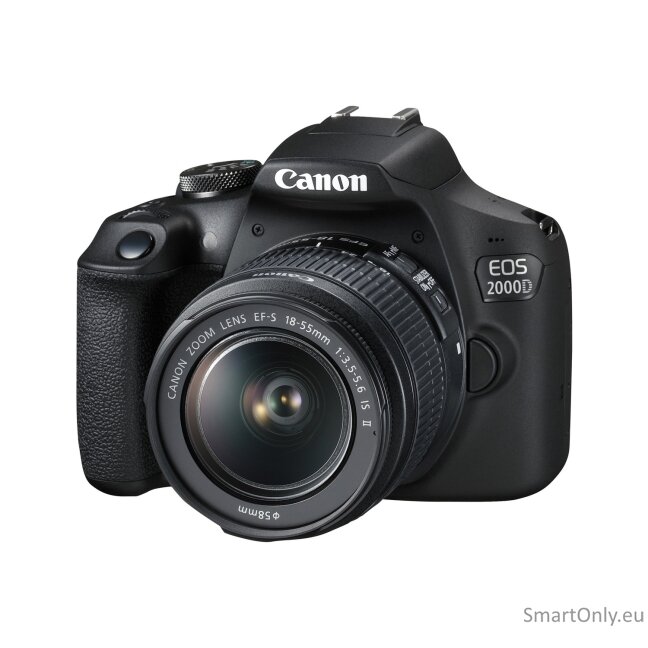 Canon | EOS | 2000D 18-55 IS II EU26 | SLR Camera Kit | Megapixel 24.1 MP | Image stabilizer | ISO sensitivity (max) 12800 | Display diagonal 3.0 " | Wi-Fi | Video recording | APS-C | Black 5
