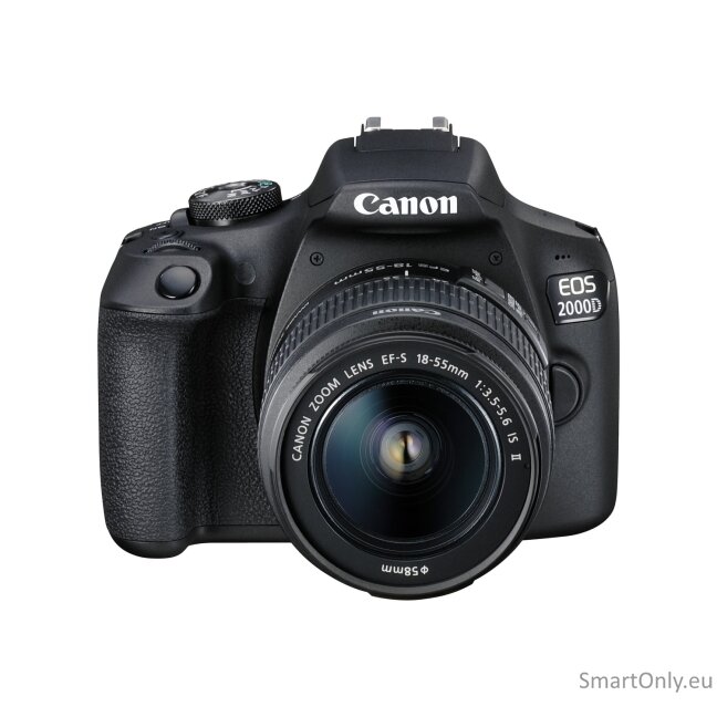 Canon | EOS | 2000D 18-55 IS II EU26 | SLR Camera Kit | Megapixel 24.1 MP | Image stabilizer | ISO sensitivity (max) 12800 | Display diagonal 3.0 " | Wi-Fi | Video recording | APS-C | Black 6