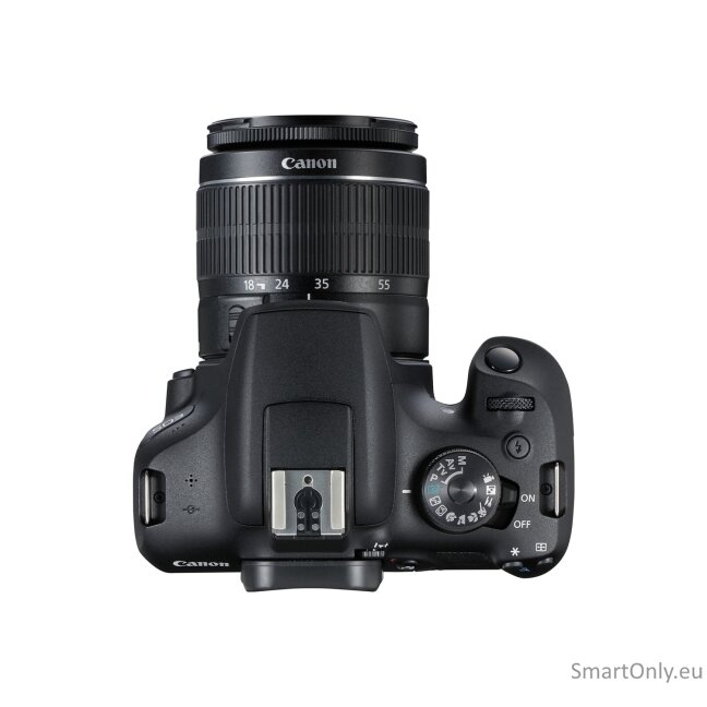 Canon | EOS | 2000D 18-55 IS II EU26 | SLR Camera Kit | Megapixel 24.1 MP | Image stabilizer | ISO sensitivity (max) 12800 | Display diagonal 3.0 " | Wi-Fi | Video recording | APS-C | Black 8 Canon | EOS | 2000D 18-55 IS II EU26 | SLR Camera Kit | Megapixel 24.1 MP | Image stabilizer | ISO sensitivity (max) 12800 | Display diagonal 3.0 " | Wi-Fi | Video recording | APS-C | Black 8