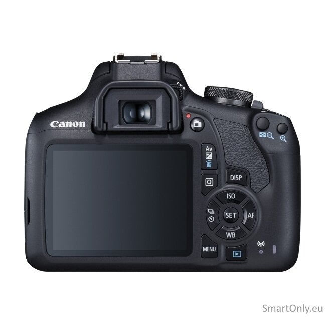 Canon | EOS | 2000D 18-55 IS II EU26 | SLR Camera Kit | Megapixel 24.1 MP | Image stabilizer | ISO sensitivity (max) 12800 | Display diagonal 3.0 " | Wi-Fi | Video recording | APS-C | Black 9 Canon | EOS | 2000D 18-55 IS II EU26 | SLR Camera Kit | Megapixel 24.1 MP | Image stabilizer | ISO sensitivity (max) 12800 | Display diagonal 3.0 " | Wi-Fi | Video recording | APS-C | Black 9