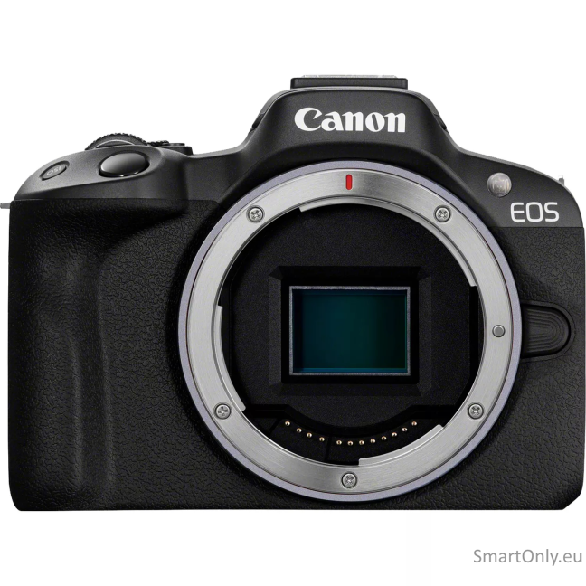 Canon | EOS R50 + RF-S 18-45mm F4.5-6.3 IS STM (SIP) | Megapixel 24.2 MP | Image stabilizer | ISO sensitivity (max) 32000 | Display diagonal 2.95 " | Wi-Fi | Video recording | Automatic, manual | CMOS | Black 1