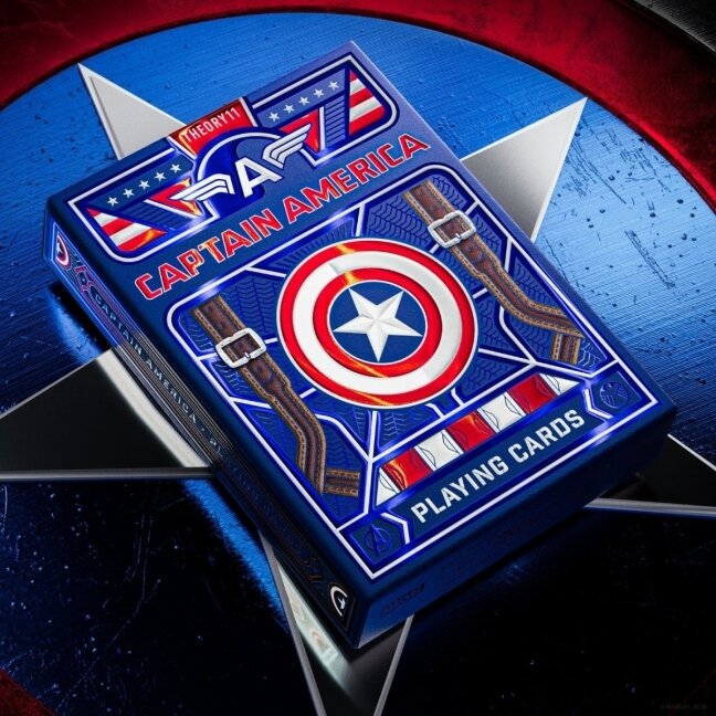 Captain America žaidimo kortos Theory11 2
