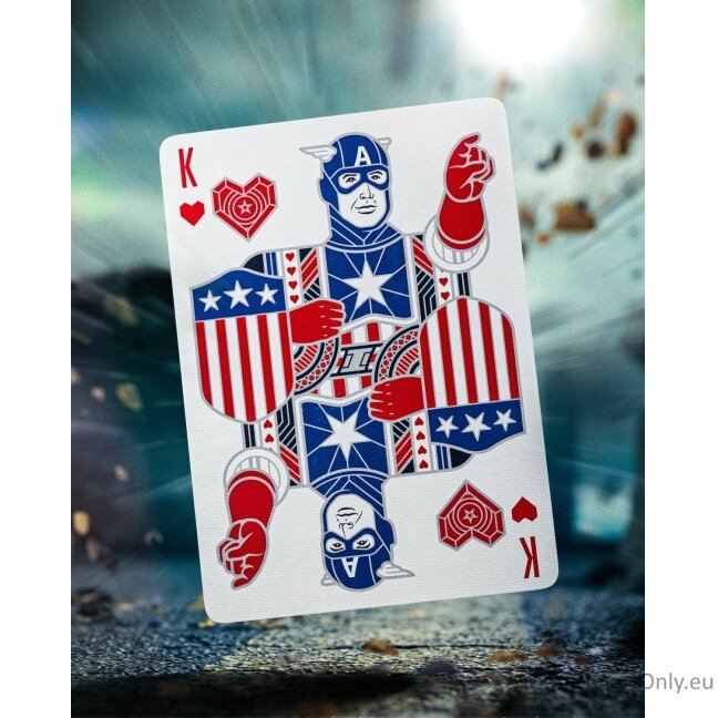 Captain America žaidimo kortos Theory11 3