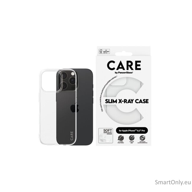 CARE by PanzerGlass Case Fashion X-Ray Soft Basic iPhone16 PRO | CARE 6