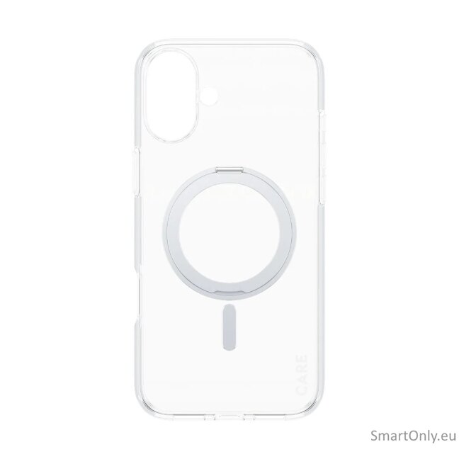 CARE by PanzerGlass Case Feature | Back protection | Apple | iPhone 16 Plus | Recycled plastic | Silver | Kickstand & MagSafe 1 CARE by PanzerGlass Case Feature | Back protection | Apple | iPhone 16 Plus | Recycled plastic | Silver | Kickstand & MagSafe 1