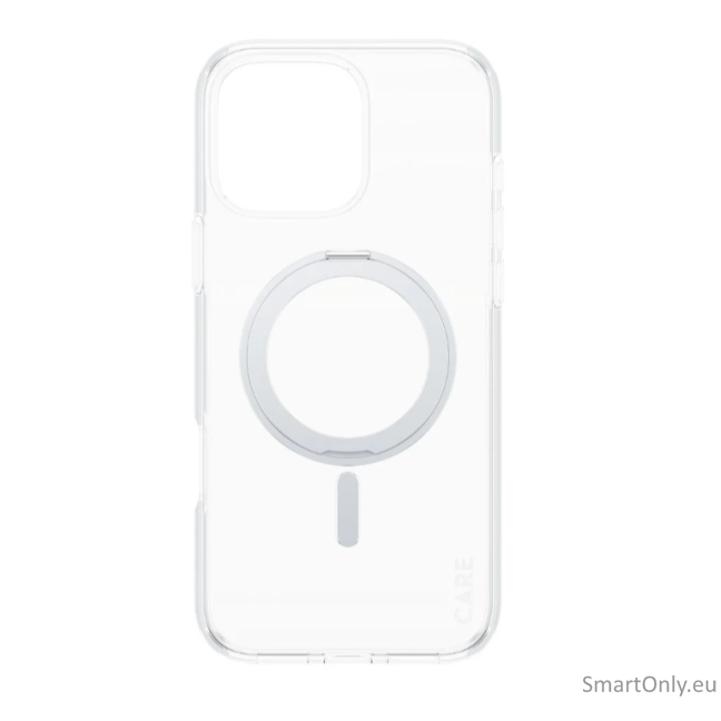 CARE by PanzerGlass Case Feature Silver Kickstand & MagSafe iPhone 16 Pro Max | CARE CARE by PanzerGlass Case Feature Silver Kickstand & MagSafe iPhone 16 Pro Max | CARE