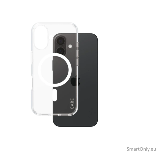 CARE by PanzerGlass Case Flagship White MagSafe iPhone 16 | CARE 1