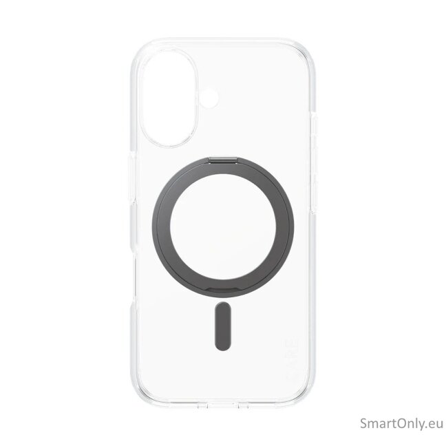 CARE by PanzerGlass Feature Case Transparent w. Black Kickstand & MagSafe iPhone 16 | CARE 1 CARE by PanzerGlass Feature Case Transparent w. Black Kickstand & MagSafe iPhone 16 | CARE 1