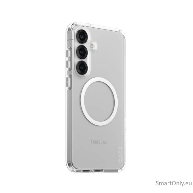 CARE by PanzerGlass Flagship Case Transparent Urban Combat w. White Qi Compatible Samsung Galaxy S25 | CARE 1 CARE by PanzerGlass Flagship Case Transparent Urban Combat w. White Qi Compatible Samsung Galaxy S25 | CARE 1