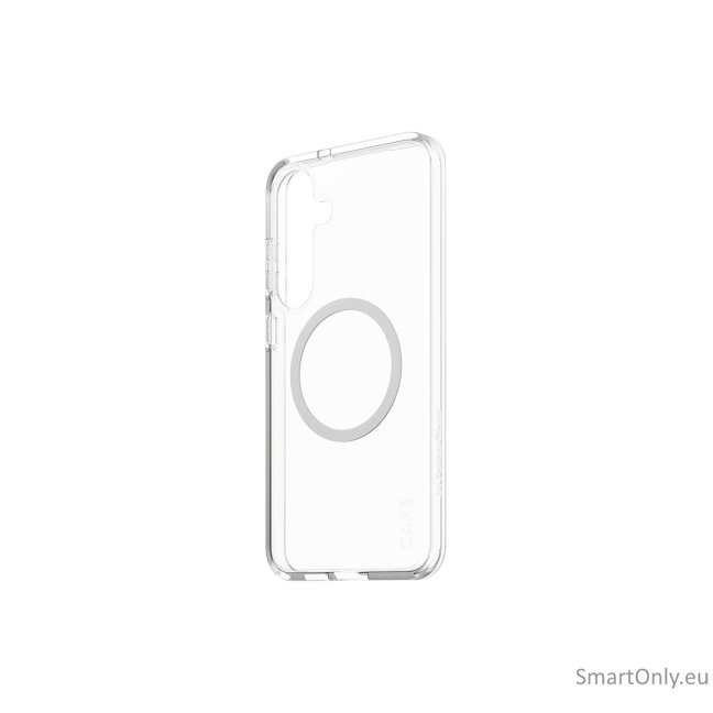 CARE by PanzerGlass Flagship Case Transparent Urban Combat w. White Qi Compatible Samsung Galaxy S25 | CARE 4