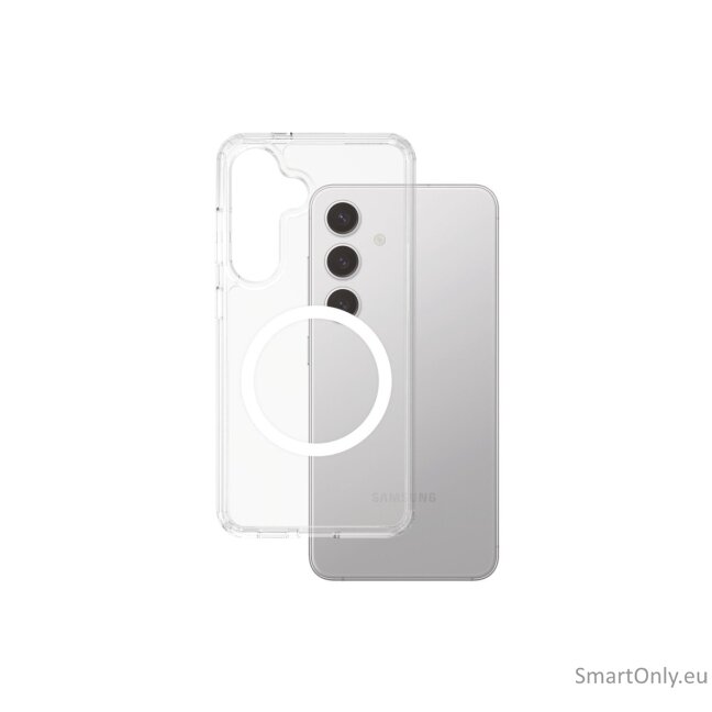 CARE by PanzerGlass Flagship Case Transparent Urban Combat w. White Qi Compatible Samsung Galaxy S25 | CARE 6 CARE by PanzerGlass Flagship Case Transparent Urban Combat w. White Qi Compatible Samsung Galaxy S25 | CARE 6