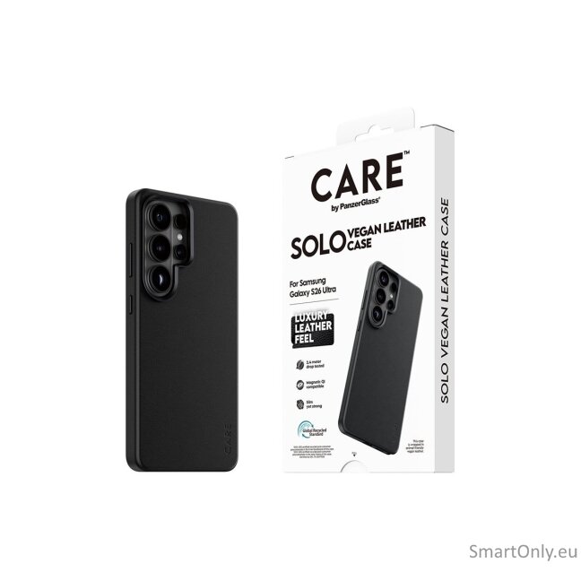 CARE by PanzerGlass Solo Case Black Samsung New Galaxy S26 Ultra | PanzerGlass 3 CARE by PanzerGlass Solo Case Black Samsung New Galaxy S26 Ultra | PanzerGlass 3
