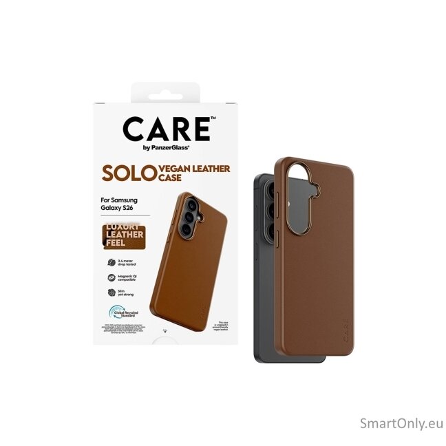 CARE by PanzerGlass Solo Case Brown Samsung New Galaxy S26 10 CARE by PanzerGlass Solo Case Brown Samsung New Galaxy S26 10
