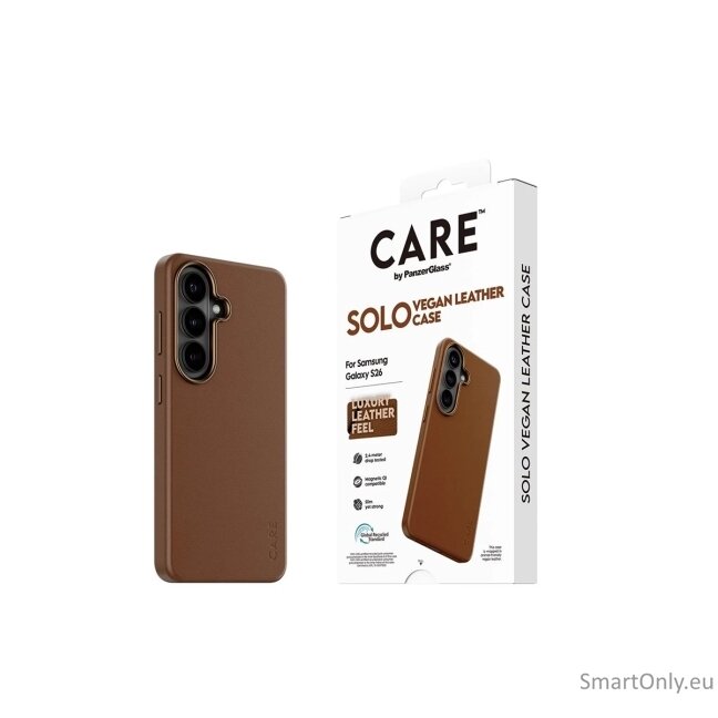 CARE by PanzerGlass Solo Case Brown Samsung New Galaxy S26 3 CARE by PanzerGlass Solo Case Brown Samsung New Galaxy S26 3