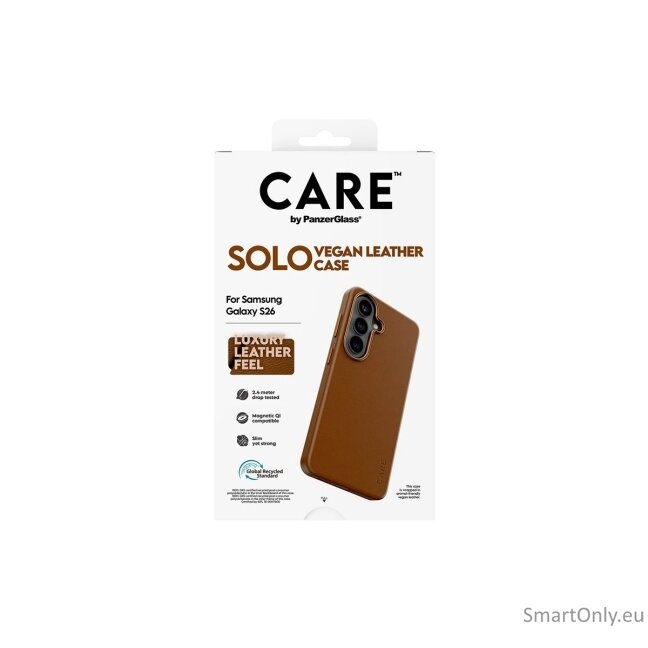 CARE by PanzerGlass Solo Case Brown Samsung New Galaxy S26 6