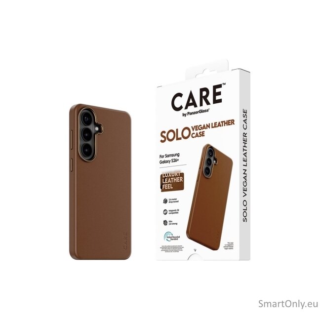 CARE by PanzerGlass Solo Case Brown Samsung New Galaxy S26 Plus | PanzerGlass 3