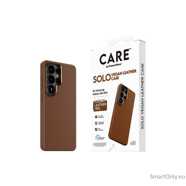 CARE by PanzerGlass Solo Case Brown Samsung New Galaxy S26 Ultra 2 CARE by PanzerGlass Solo Case Brown Samsung New Galaxy S26 Ultra 2