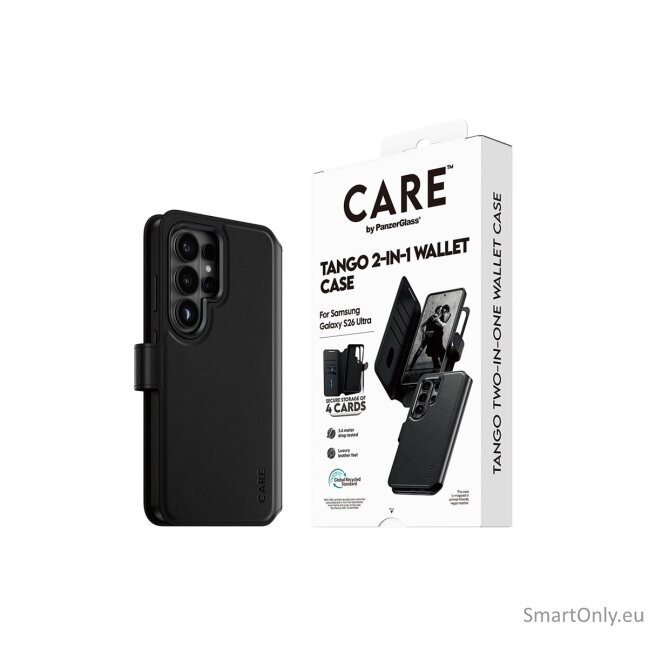 CARE by PanzerGlass Tango 2-in-1 Wallet Case w. Qi Samsung New Galaxy S26 Ultra | PanzerGlass 6