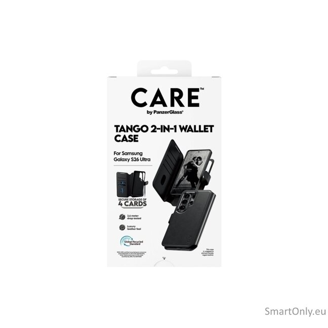 CARE by PanzerGlass Tango 2-in-1 Wallet Case w. Qi Samsung New Galaxy S26 Ultra | PanzerGlass 7
