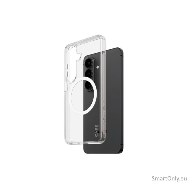 CARE by PanzerGlass Urban Explorer Case Transparent w. White Qi Samsung New Galaxy S26 | PanzerGlass