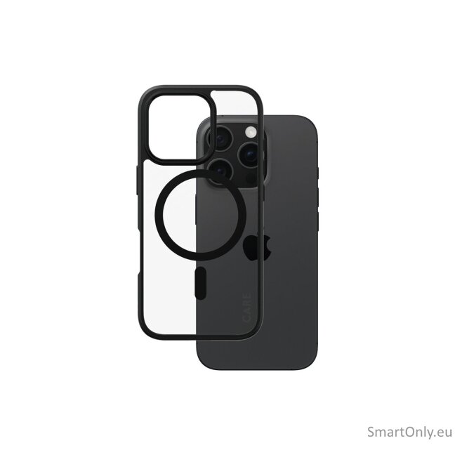 CARE Flagship Case | Back cover | Apple | iPhone 16 PRO | Recycled plastic | Black | MagSafe 5 CARE Flagship Case | Back cover | Apple | iPhone 16 PRO | Recycled plastic | Black | MagSafe 5