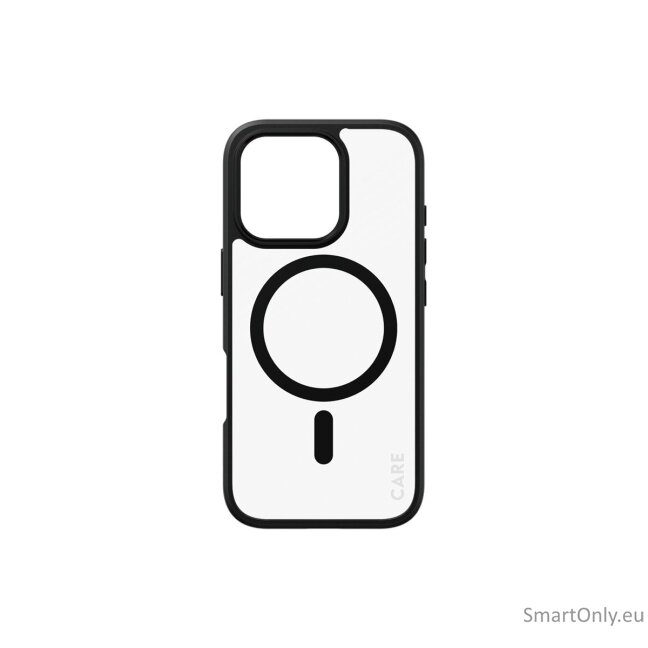 CARE Flagship Case | Back cover | Apple | iPhone 16 PRO | Recycled plastic | Black | MagSafe 3 CARE Flagship Case | Back cover | Apple | iPhone 16 PRO | Recycled plastic | Black | MagSafe 3