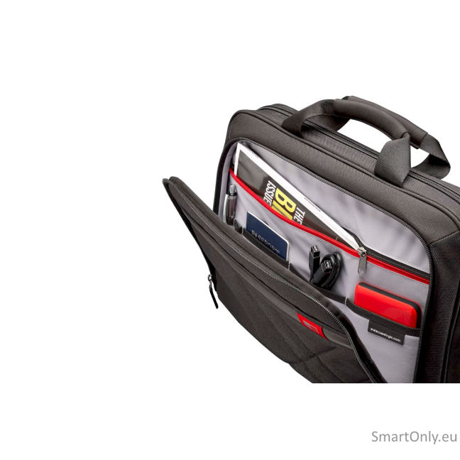 Case Logic Casual Laptop Bag DLC117 Fits up to size 17 ", Black, Shoulder strap 5