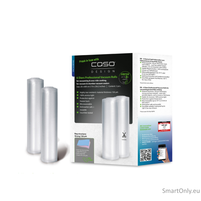 Caso | 6 Stars Professional Vacuum Rolls | 1247