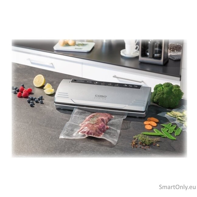 Caso | Bar Vacuum sealer | VC 100 | Power 120 W | Temperature control | Silver 9