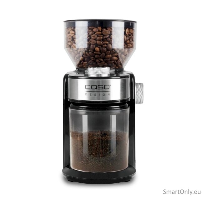 Caso | Coffee grinder | Barista Crema | 150 W | Coffee beans capacity 240 g | Number of cups 12 pc(s) | Black 1 Caso | Coffee grinder | Barista Crema | 150 W | Coffee beans capacity 240 g | Number of cups 12 pc(s) | Black 1