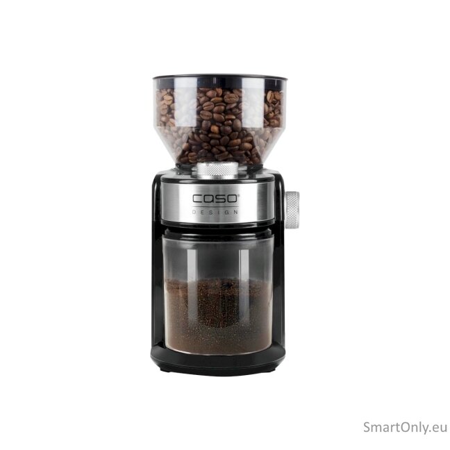 Caso | Coffee grinder | Barista Crema | 150 W | Coffee beans capacity 240 g | Number of cups 12 pc(s) | Black 5 Caso | Coffee grinder | Barista Crema | 150 W | Coffee beans capacity 240 g | Number of cups 12 pc(s) | Black 5