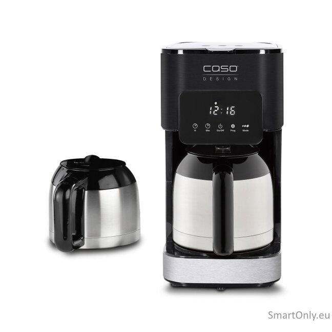 Caso | Coffee Maker with Two Insulated Jugs | Taste & Style Duo Thermo | Drip | 800 W | Black/Stainless Steel Caso | Coffee Maker with Two Insulated Jugs | Taste & Style Duo Thermo | Drip | 800 W | Black/Stainless Steel