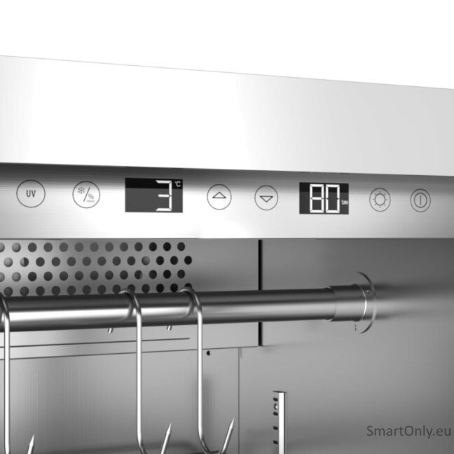 Caso | Dry aging cabinet with compressor technology | DryAged Master 125 | Energy efficiency class Not apply | Free standing | Bottles capacity Not apply | Cooling type Compressor technology | Stainless steel Caso | Dry aging cabinet with compressor technology | DryAged Master 125 | Energy efficiency class Not apply | Free standing | Bottles capacity Not apply | Cooling type Compressor technology | Stainless steel