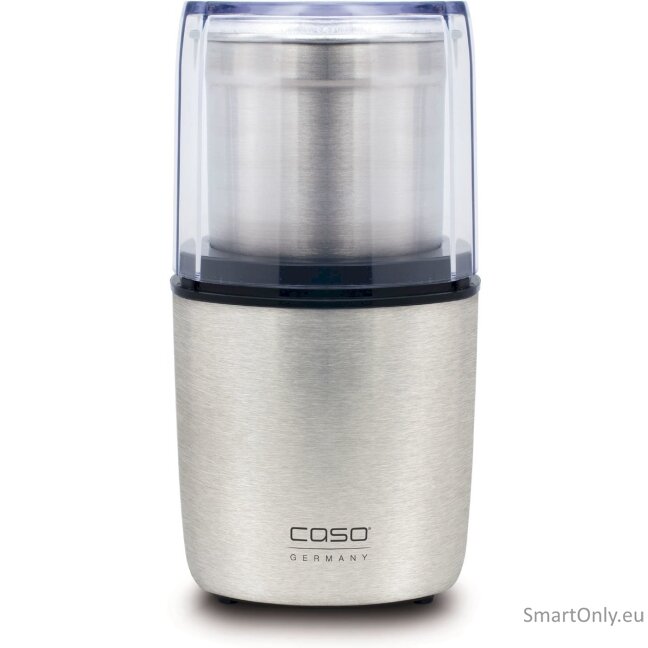 Caso | Electric coffee grinder | 1830 | 200 W W | Lid safety switch | Number of cups 8 pc(s) | Stainless steel 1 Caso | Electric coffee grinder | 1830 | 200 W W | Lid safety switch | Number of cups 8 pc(s) | Stainless steel 1