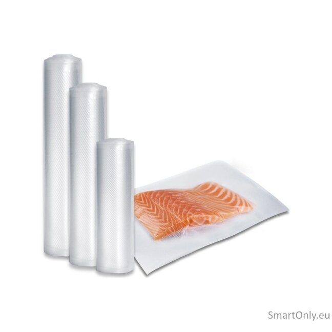 Caso Foil set 2 for vacuuming + Sous Vide Cooking 01236 Dimensions (W x L) 30 x 40 cm, 20 x 600 cm, 28 x 600 cm, 30 x 600 cm 2 Caso Foil set 2 for vacuuming + Sous Vide Cooking 01236 Dimensions (W x L) 30 x 40 cm, 20 x 600 cm, 28 x 600 cm, 30 x 600 cm 2