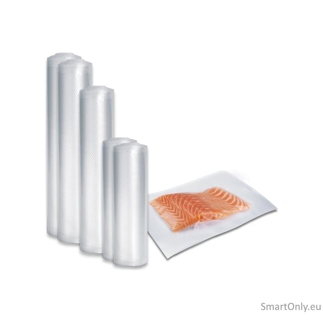 Caso | Foil set 3 for vacuuming + Sous Vide Cooking | 01237 | Dimensions (W x L) 16 x 23 cm, 20 x 600 cm, 28 x 600 cm, 30 x 600 cm 1