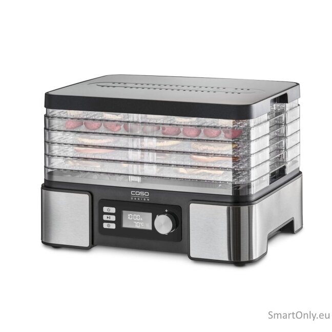 Caso Food Dehydrator DH 450 Power 370-450 W Number of trays 5 Temperature control Integrated timer Black/Stainless Steel 1