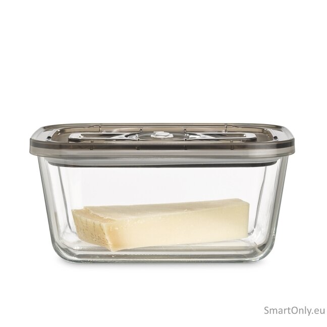 Caso | Glass Vacuum Container with Plastic Lid | VacuBoxx Eco L | Transparent Caso | Glass Vacuum Container with Plastic Lid | VacuBoxx Eco L | Transparent