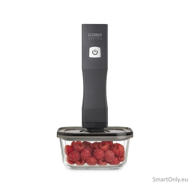 Caso | Glass Vacuum Containers with Plastic Lid (2 pcs) | VacuBoxx Eco-Duo S | Transparent 3