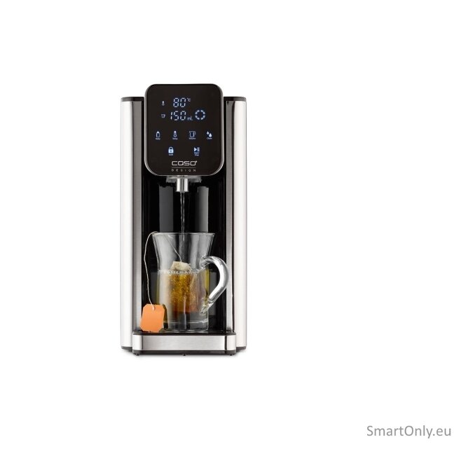 Caso HW 666 Inox | Turbo Hot Water Dispenser | Electric | 2200-2600 W | 2.7 L | Plastic/Stainless Steel | Stainless steel/Black 9