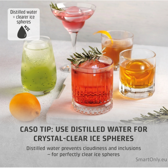 Caso Ice Cube Maker | Clear Ice Advanced | Power 130 W | Capacity 1.5 L | Matt Black 10