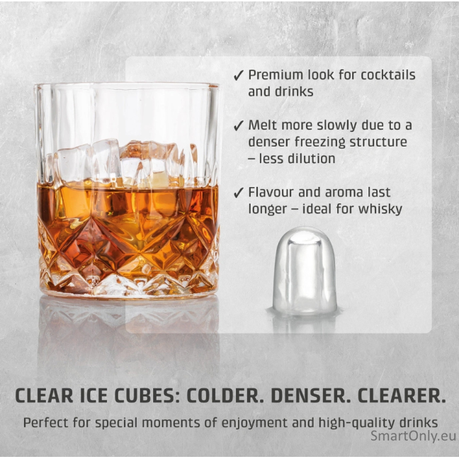 Caso Ice Cube Maker | Clear Ice Advanced | Power 130 W | Capacity 1.5 L | Matt Black 3